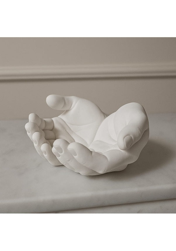 Dekoratif El Figürlü Tabak – 15 x 15 cm | El Yapımı