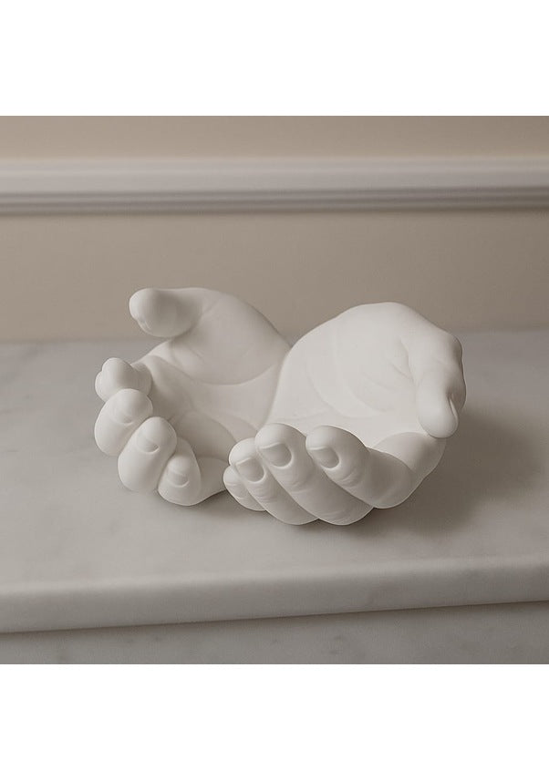 Dekoratif El Figürlü Tabak – 15 x 15 cm | El Yapımı