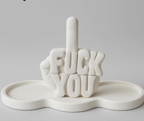 El Şeklinde Fuck You El Yapımı Biblo