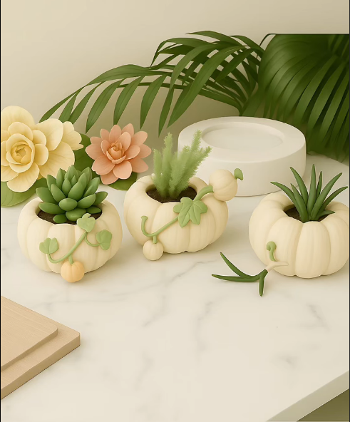 3'lü Minik Balkabağı Set
