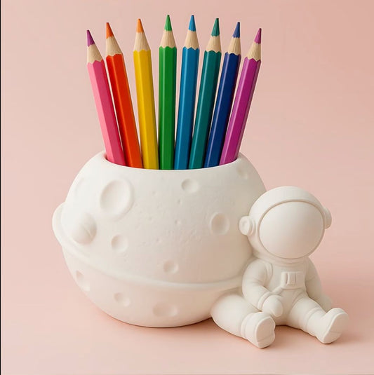 Ay ve Astronot Figürlü Saklama Kutusu
