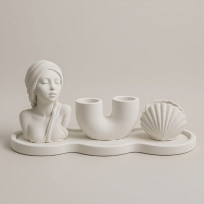El Yapımı Üçlü Dekoratif Set – Şık ve Minimal Dokunuş (6 x 9 cm)