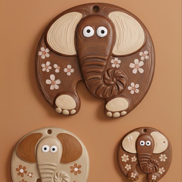 3 lü Fil 15x12x10 cm