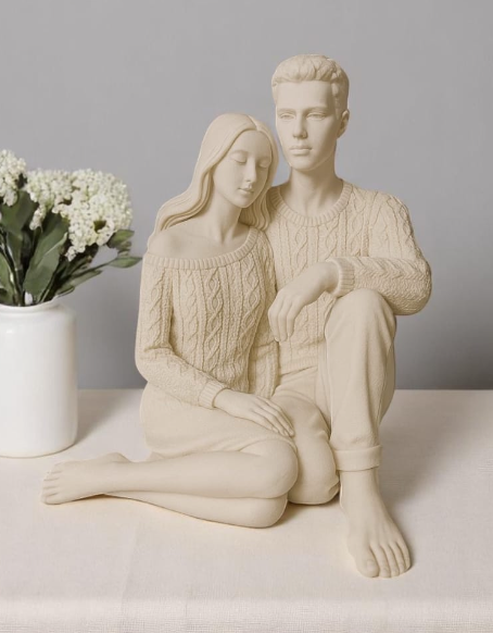 Sevgili Çift 16 Cm - Kalıp